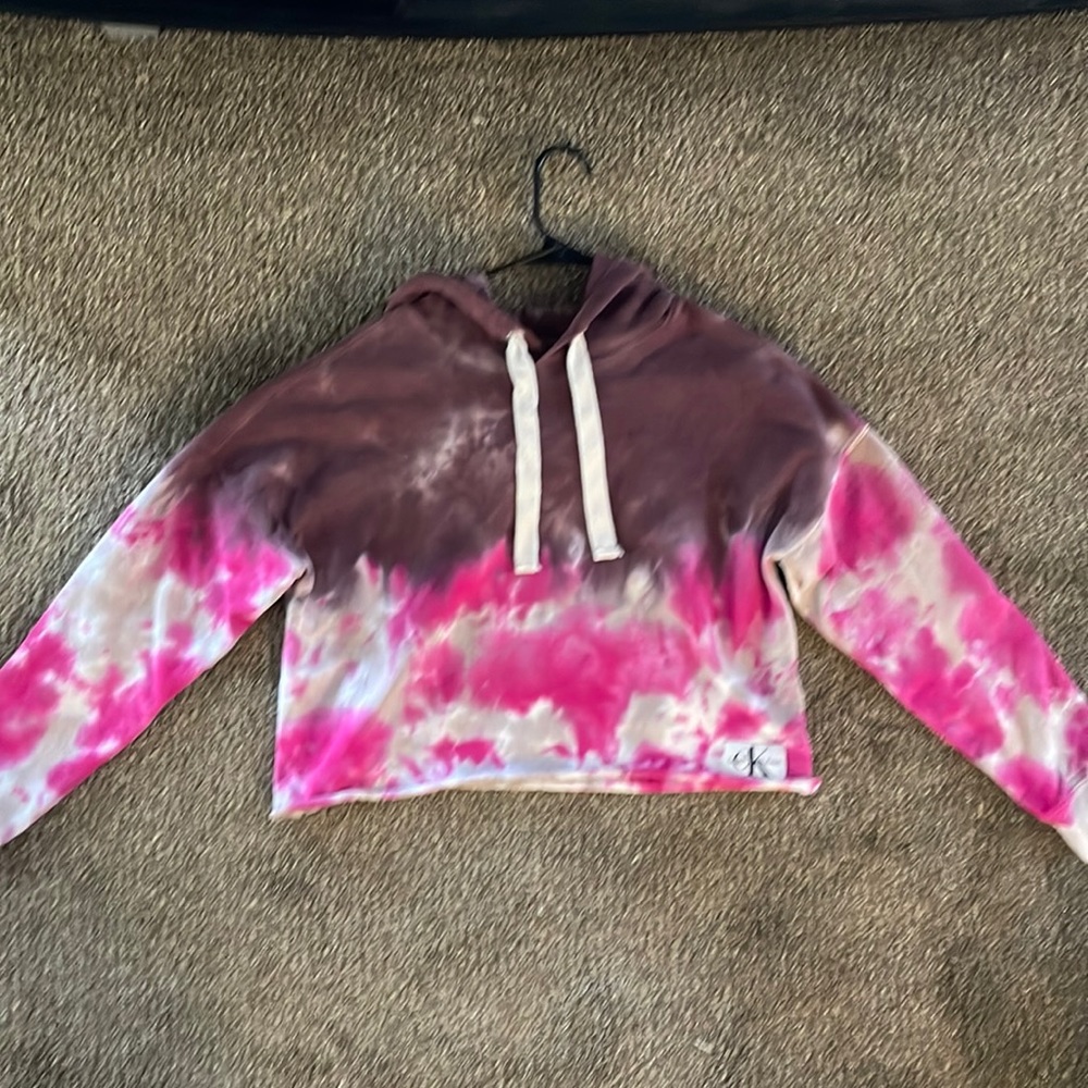 Calvin Klein tie dye hoodie size s ✌️